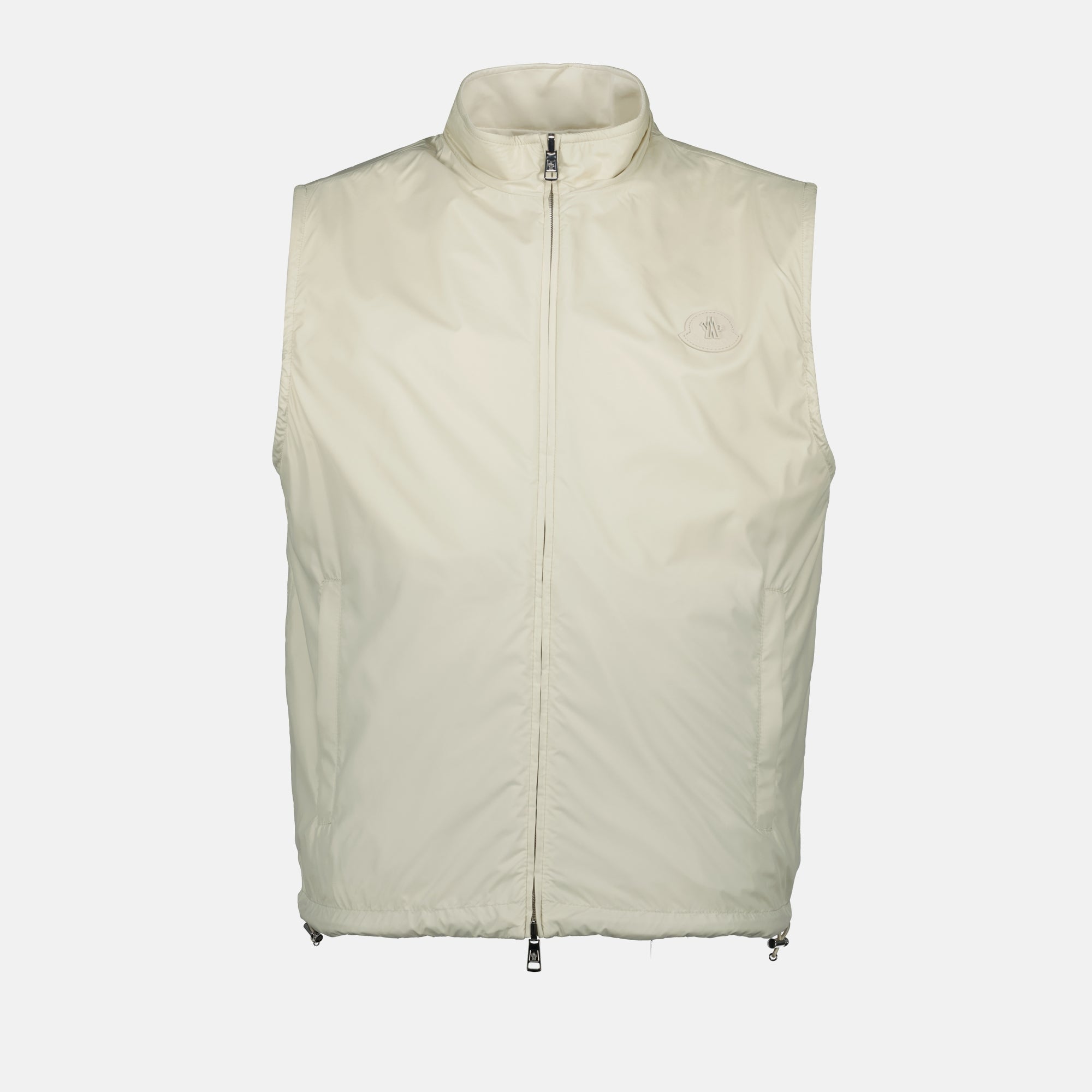 Vestes Gilet sans manches Moncler Blanc Homme