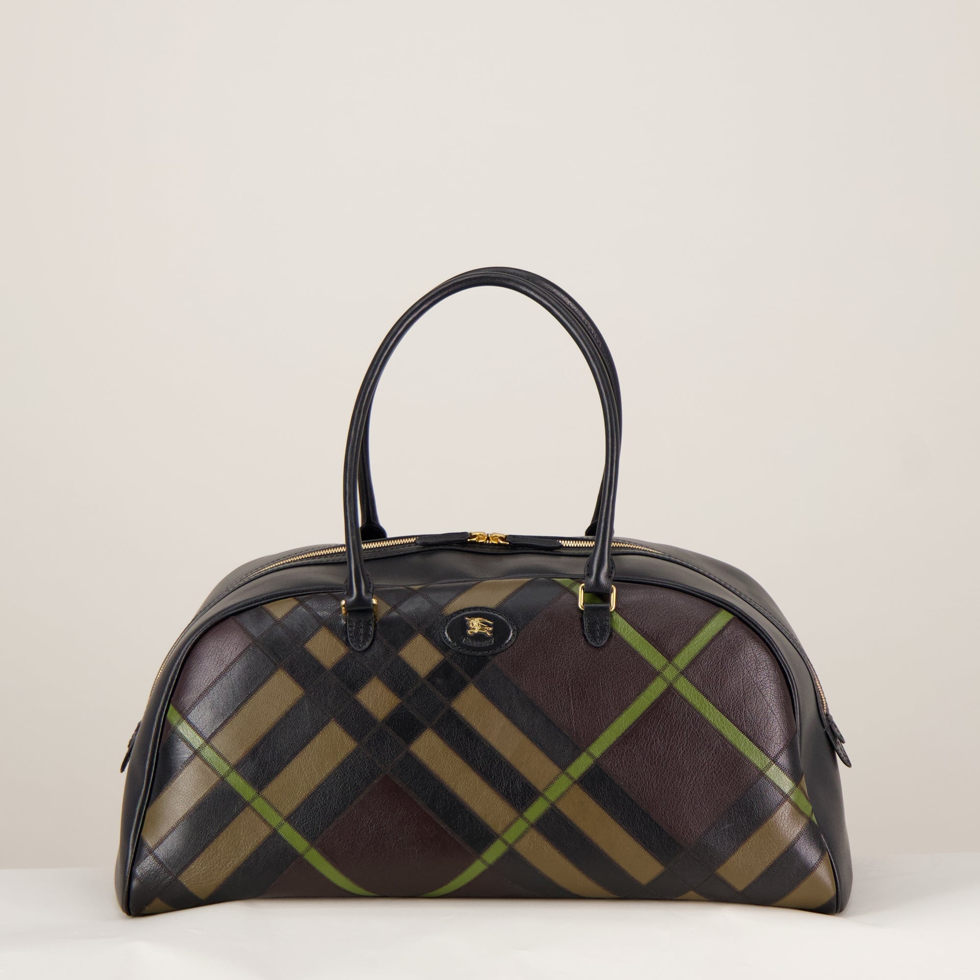 Image de l'article Sac bowling Highlands de la marque Burberry pour Homme - Saison Automne-Hiver 2025 - Vue de Face
