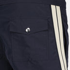 Image of the Moncler Men's Trimmed Swim Shorts - Spring-Summer 2025 - Detailed View_1