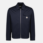 Imagen del artículo Sobrecamisa de gabardina negra de la marca Moncler para Hombre - Temporada Primavera-Verano 2026 - Vista Frontal