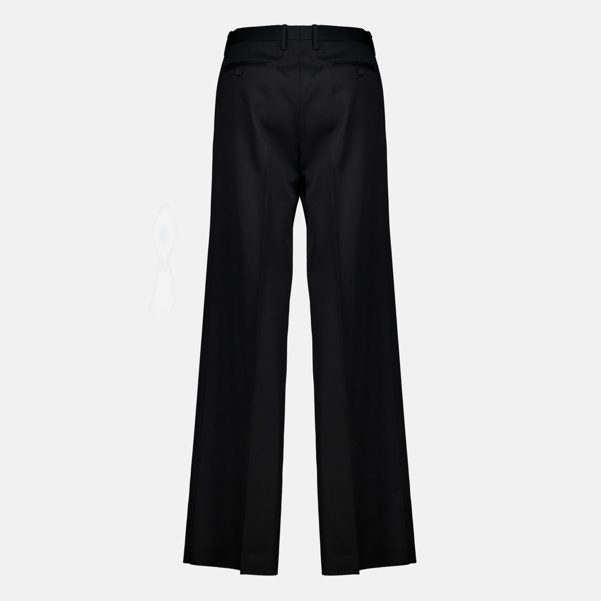 Pantalons Black Pleated Trousers Fendi Noir Femme