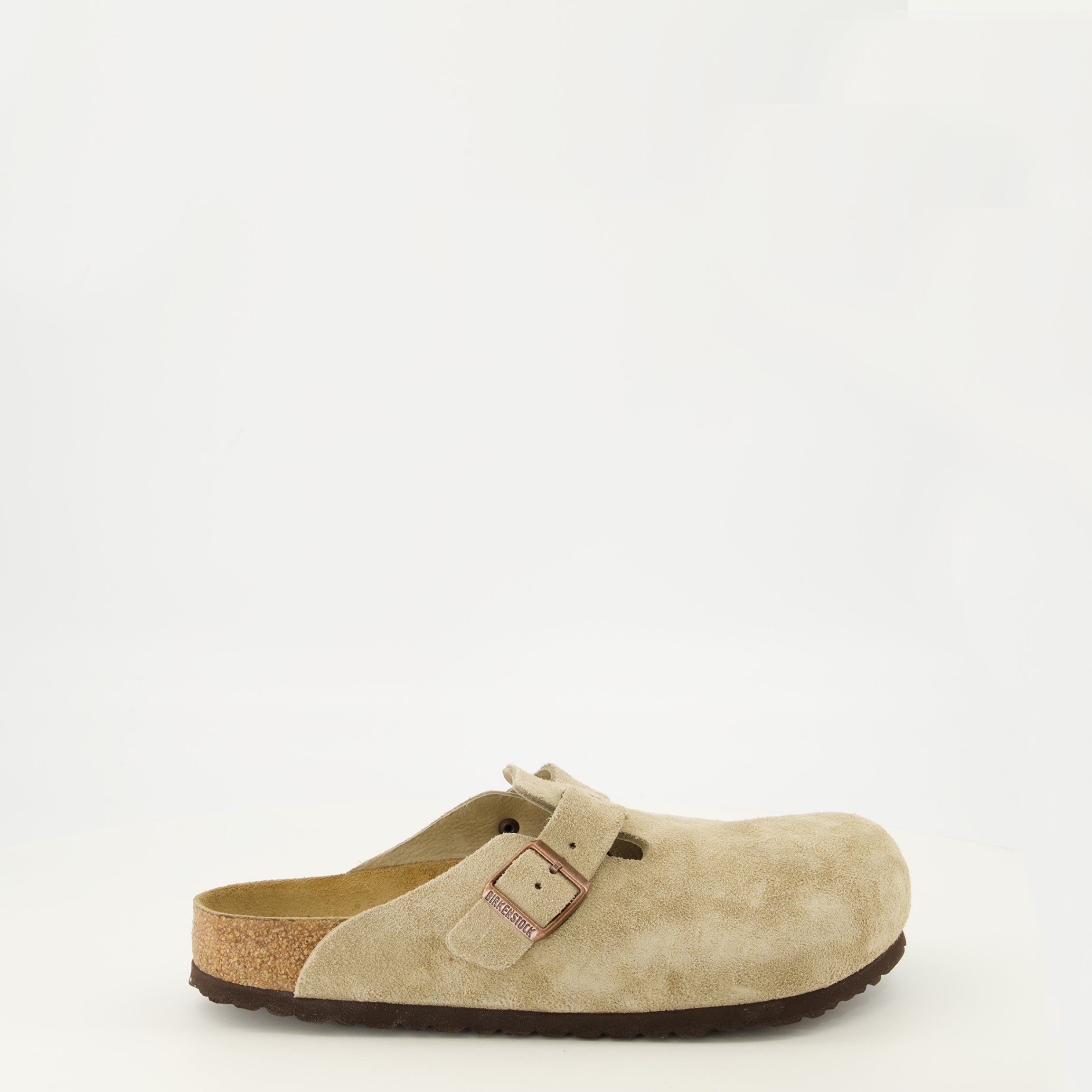 Chaussures ouvertes 베이지 보스턴 뮬 Birkenstock Beige Unisexe
