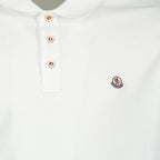 Polos Polo à logo Moncler Blanc Homme