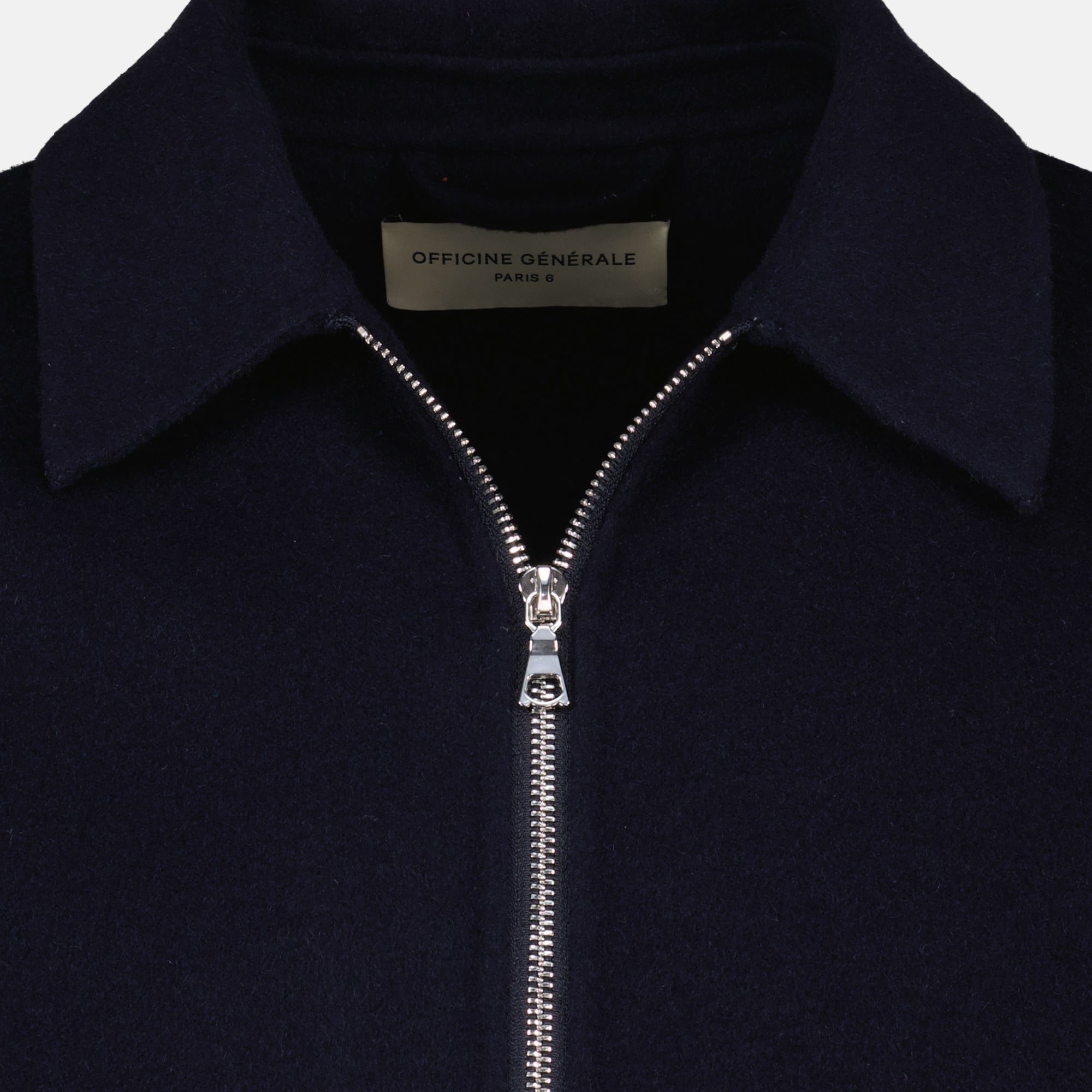 Vestes Veste Mazir en laine Officine Générale Bleu foncé Homme