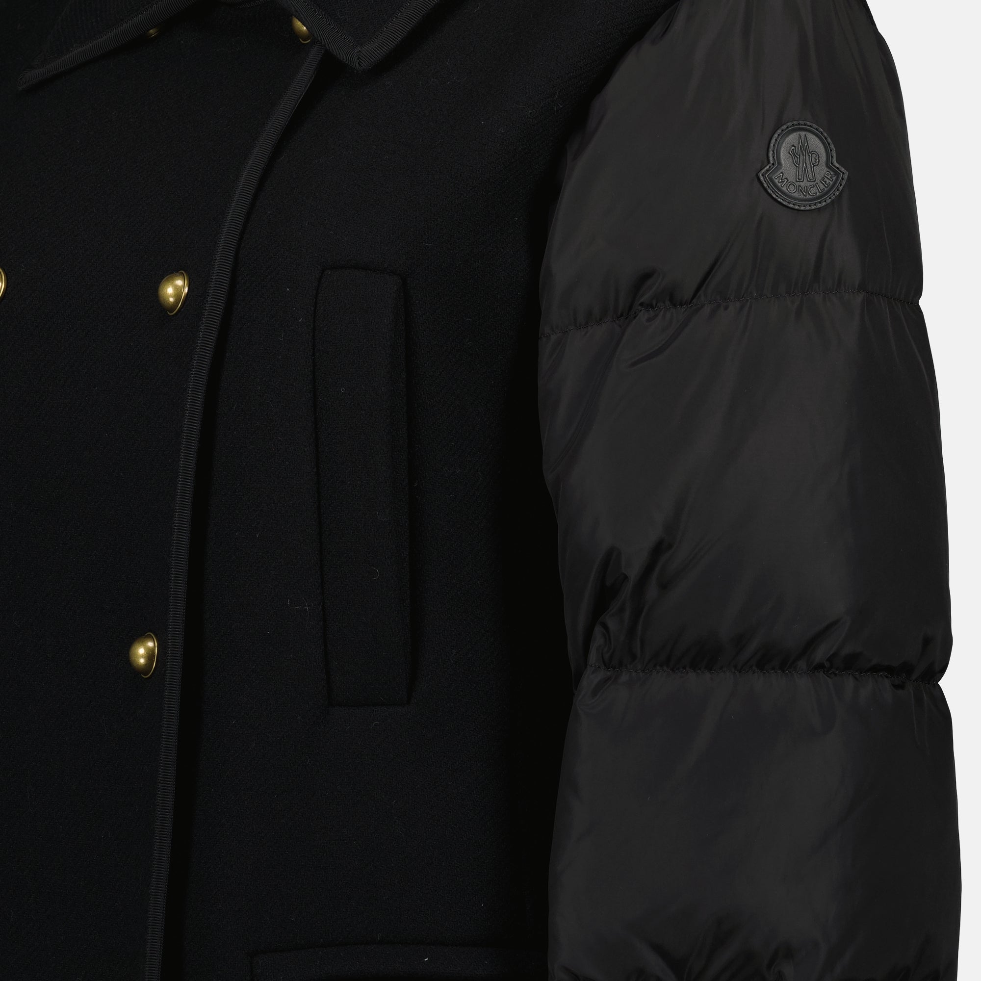 Image de l'article Manteau bi-matière Chaillo de la marque Moncler pour Femme - Saison Automne-Hiver 2025 - Vue détaillée_3