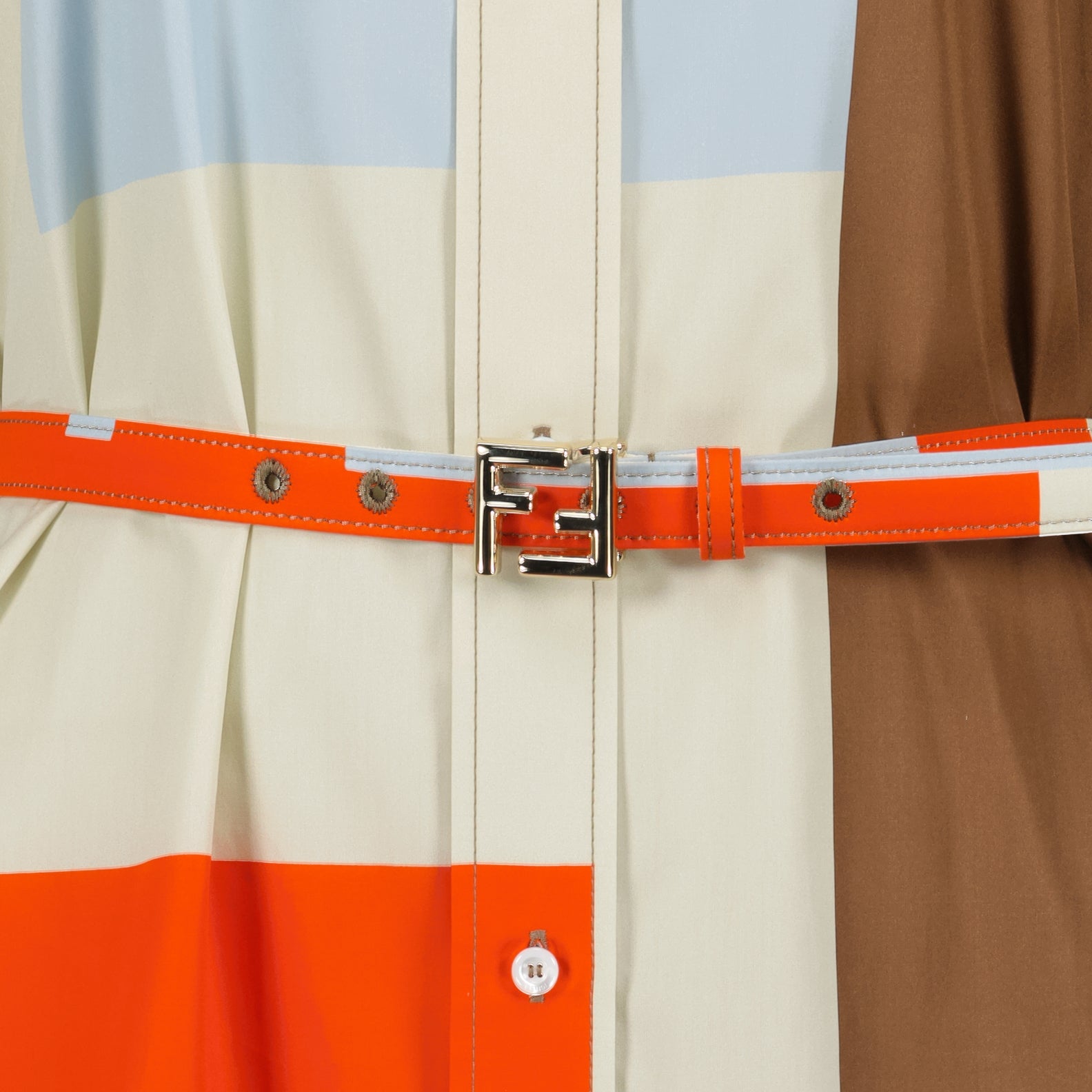 Dresses Multicolored Puzzle Print Dress Fendi Multicolor Femme