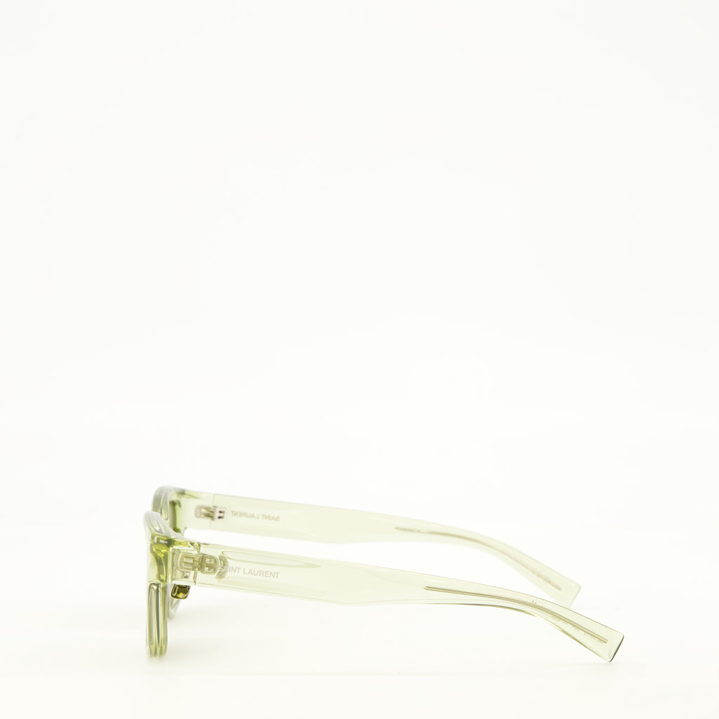 Lunettes Grüne SL 957 Sonnenbrille Saint Laurent Vert Unisexe