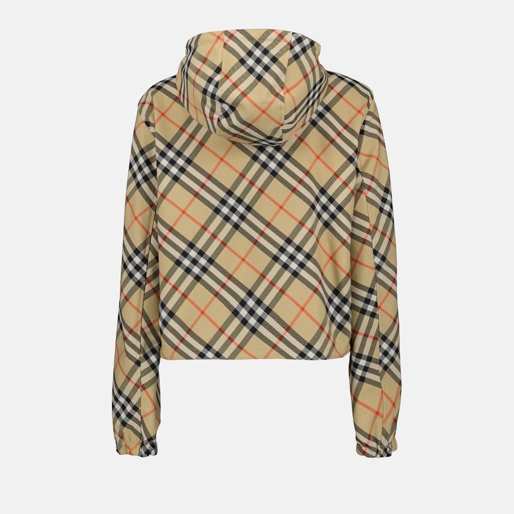 Vestes Veste réversible à carreaux Burberry Beige Femme