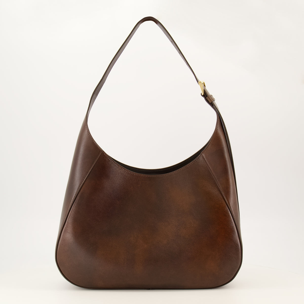 Sacs à main et épaule Braune Leder Boogie Tasche Prada Marron Femme
