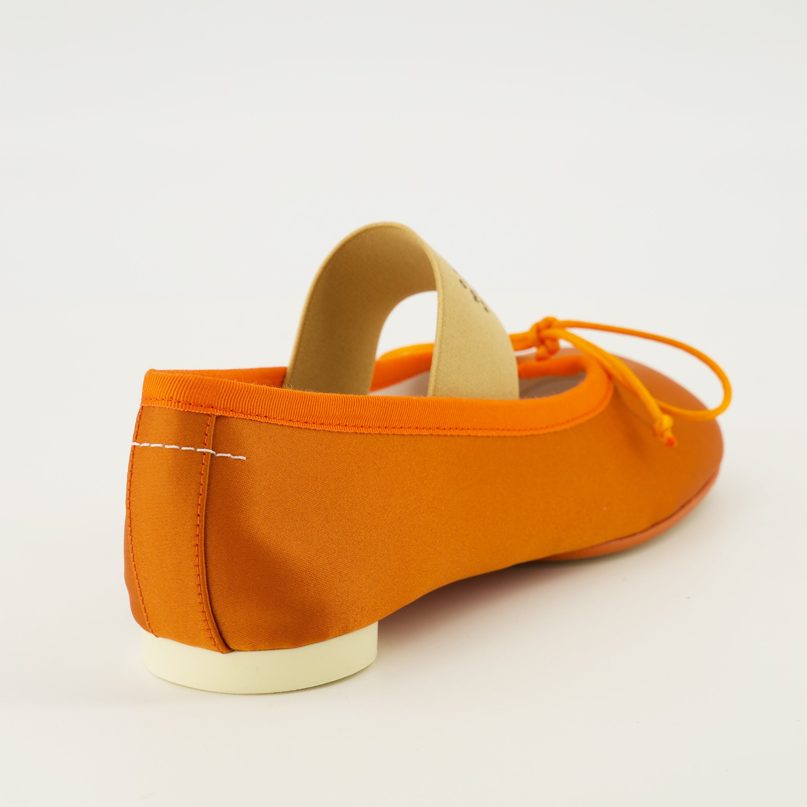 Chaussures plates Ballerines Anatomic Numeric en satin orange Mm6 Orange Femme