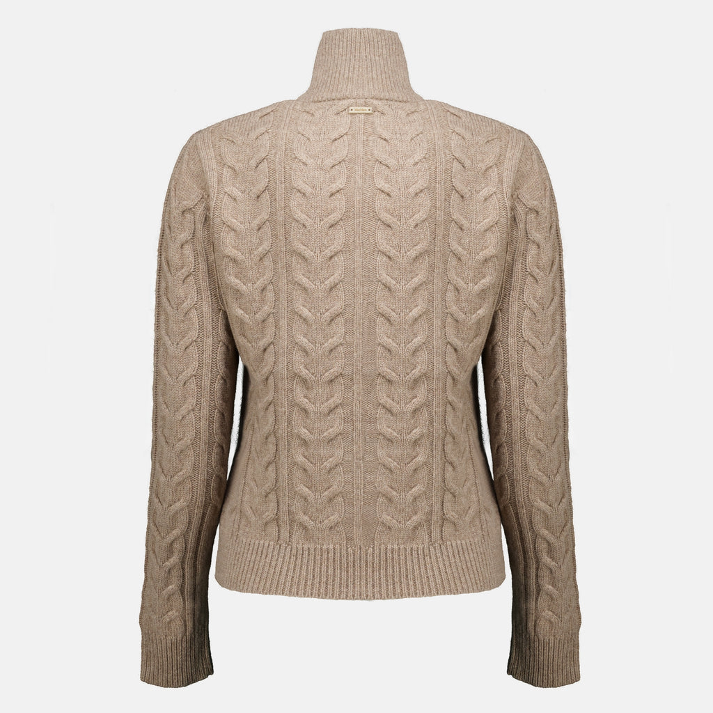 Maille Pull à zip en cachemire Max Mara Beige Femme
