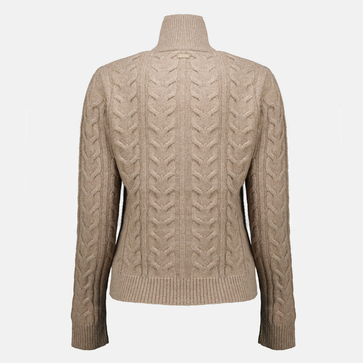 Maille Pull à zip en cachemire Max Mara Beige Femme
