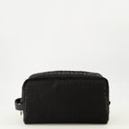 Pochettes Trousse de toilette medium FF en nylon noir Fendi Noir Homme