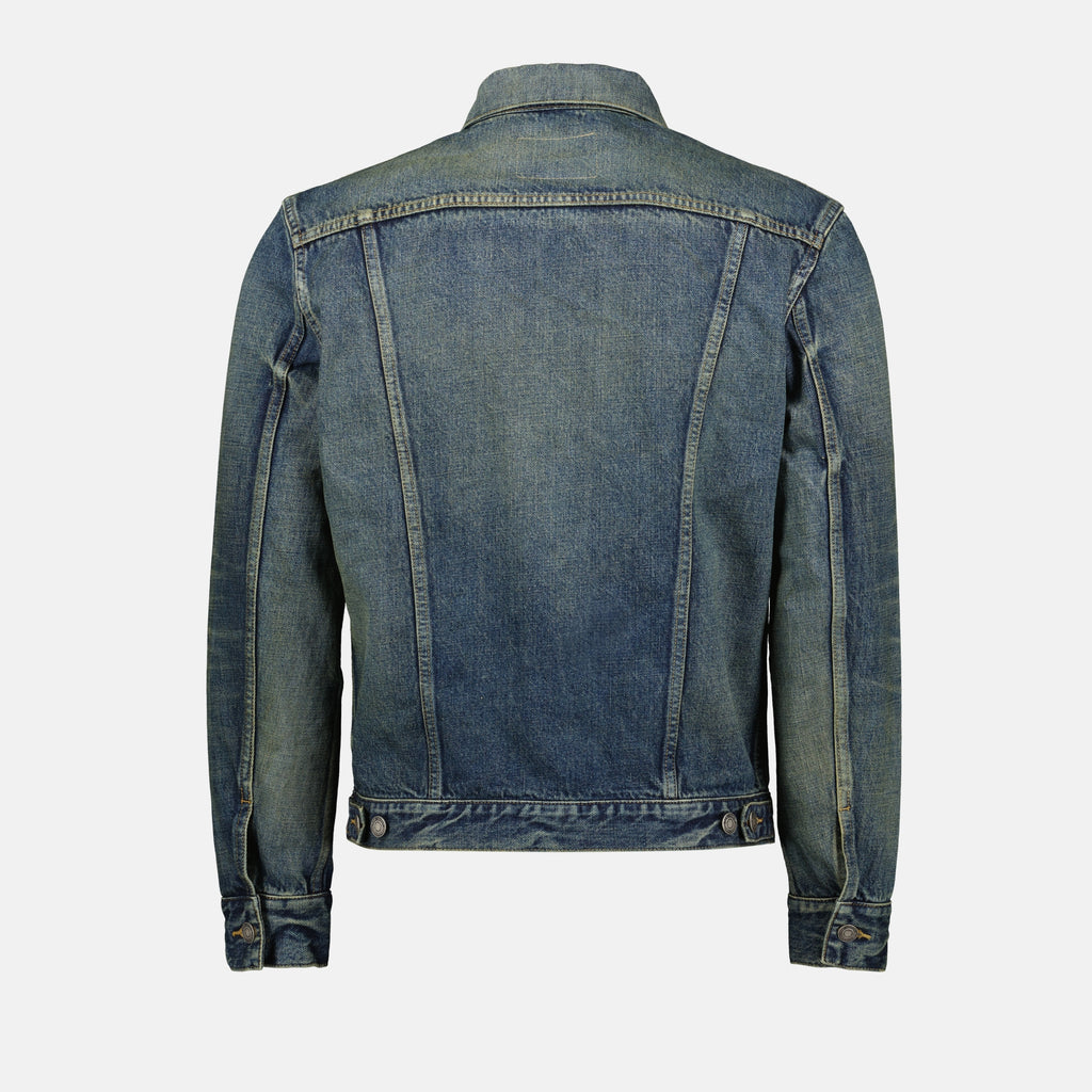 Jackets Denim Jacket Saint Laurent Blue Homme