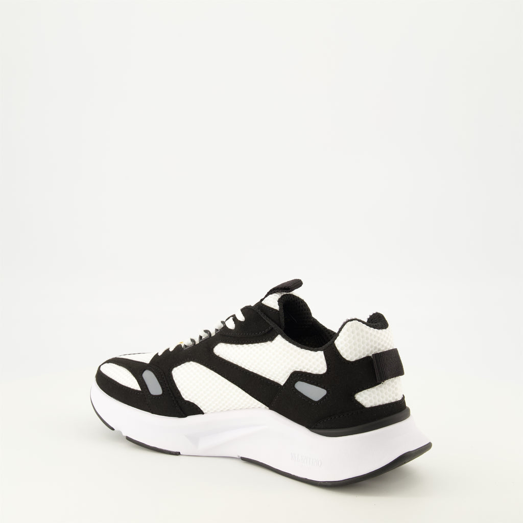 Baskets Baskets Demivee en tissu blanc Valentino Garavani Blanc Homme