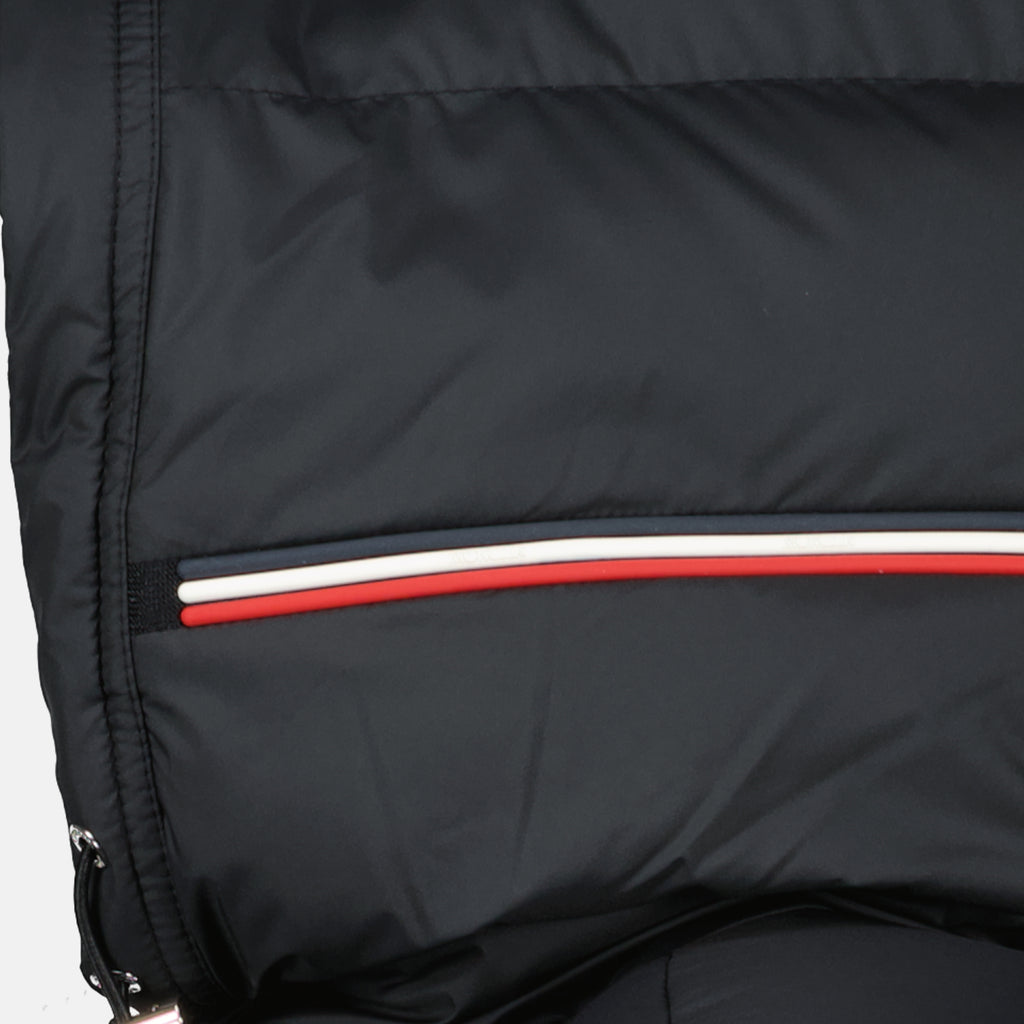 Image of the Moncler Men's Black Vermeille Puffer Jacket - Spring-Summer 2026 - Detailed View_2