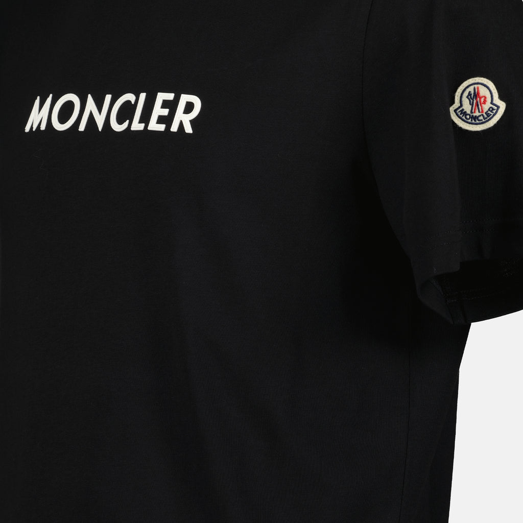 T-shirt T-shirt à logo Moncler Nero Homme