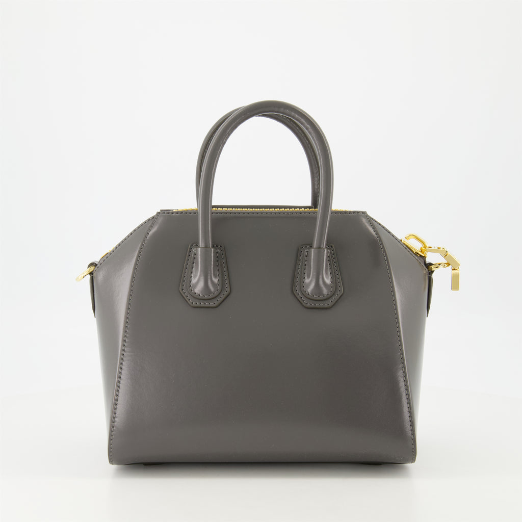 Handtaschen und schultertaschen Mini Antigona Tasche Givenchy Grau Femme