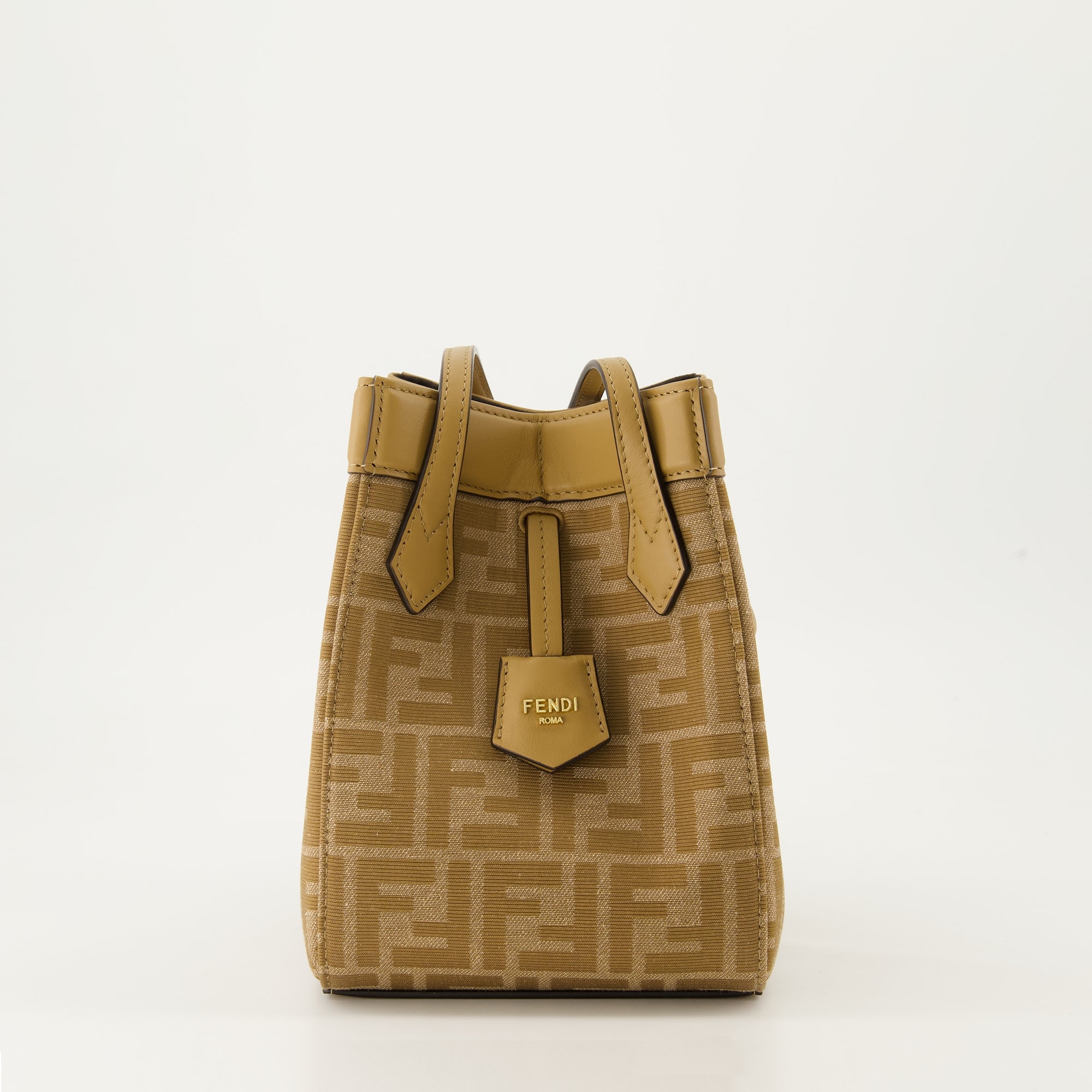 Beuteltaschen Mini sac Origami Fendi Braun Femme