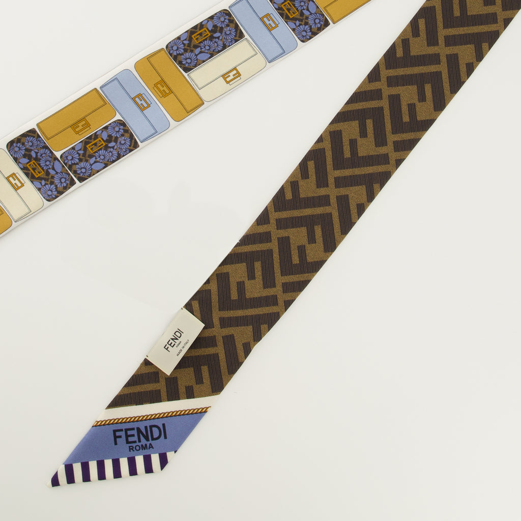 Imagen del diadema de seda multicolor de la marca Fendi para Mujeres - Temporada Primavera-Verano 2026 - Vista Detallada_2