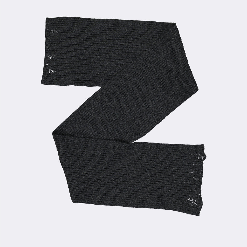 Scarves and gloves Écharpe destroy Prada Black Homme