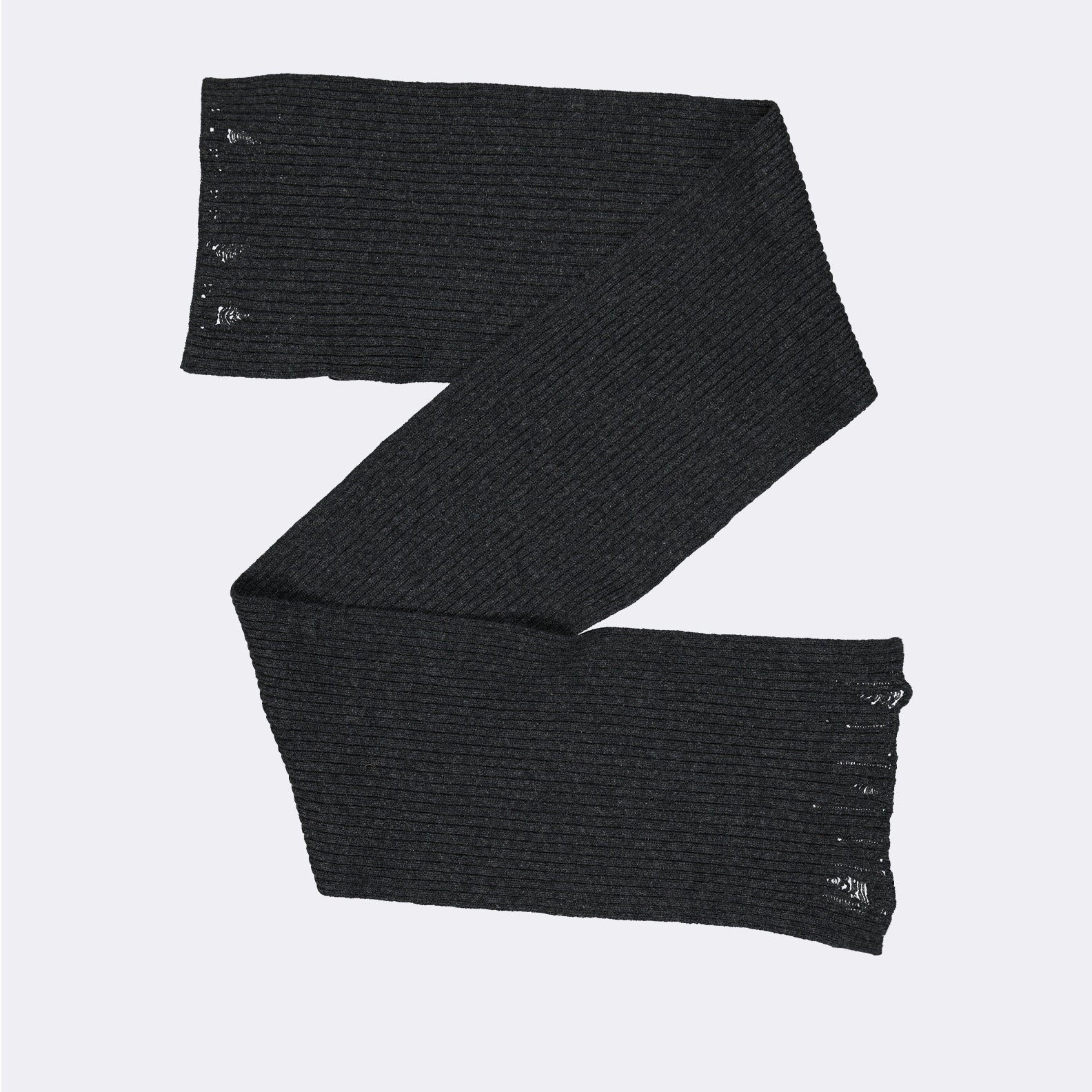 Scarves and gloves Écharpe destroy Prada Black Homme