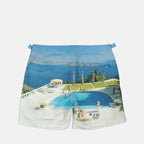 Beachwear Short de bain Bulldog photographic Orlebar Brown Bleu Homme