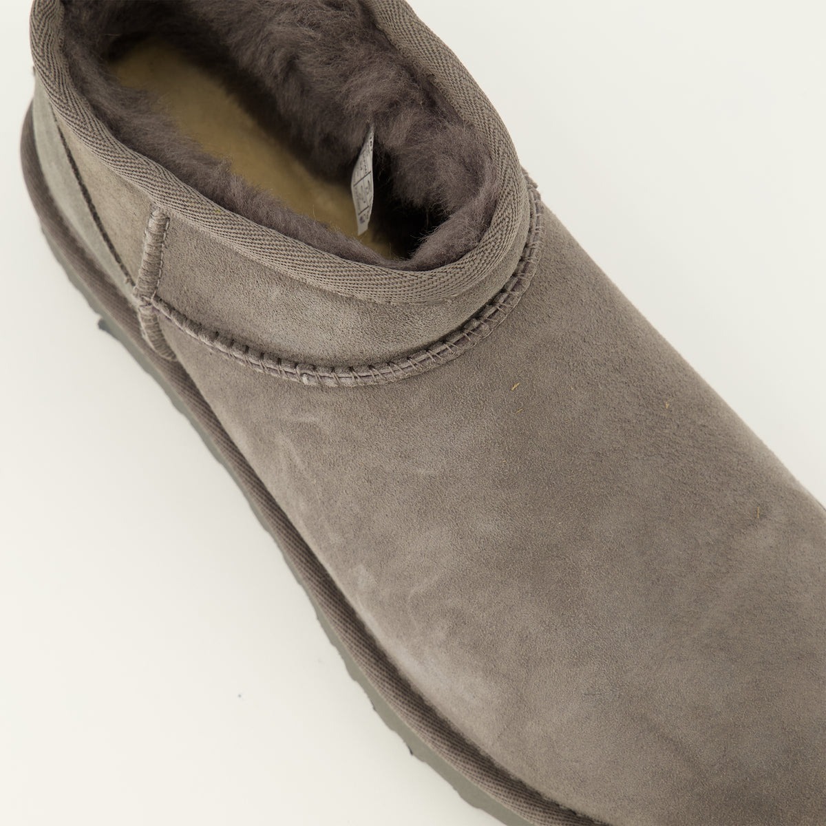 Bottines Bottes Classic Ultra mini grise Ugg Gris Femme