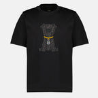 T-shirts T-shirt imprimé noir en coton Fendi Noir Homme