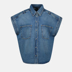 Vestes Veste en jean Elycia Iro Bleu Femme