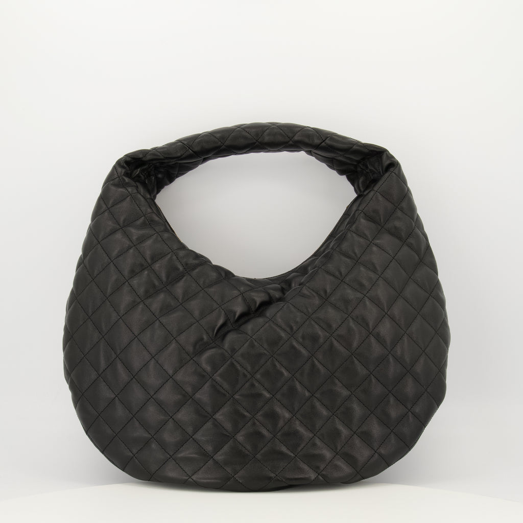 Image de l'article Sac Icare Hobo noir de la marque Saint Laurent pour Femme - Saison Printemps-Été 2026 - Vue de Dos