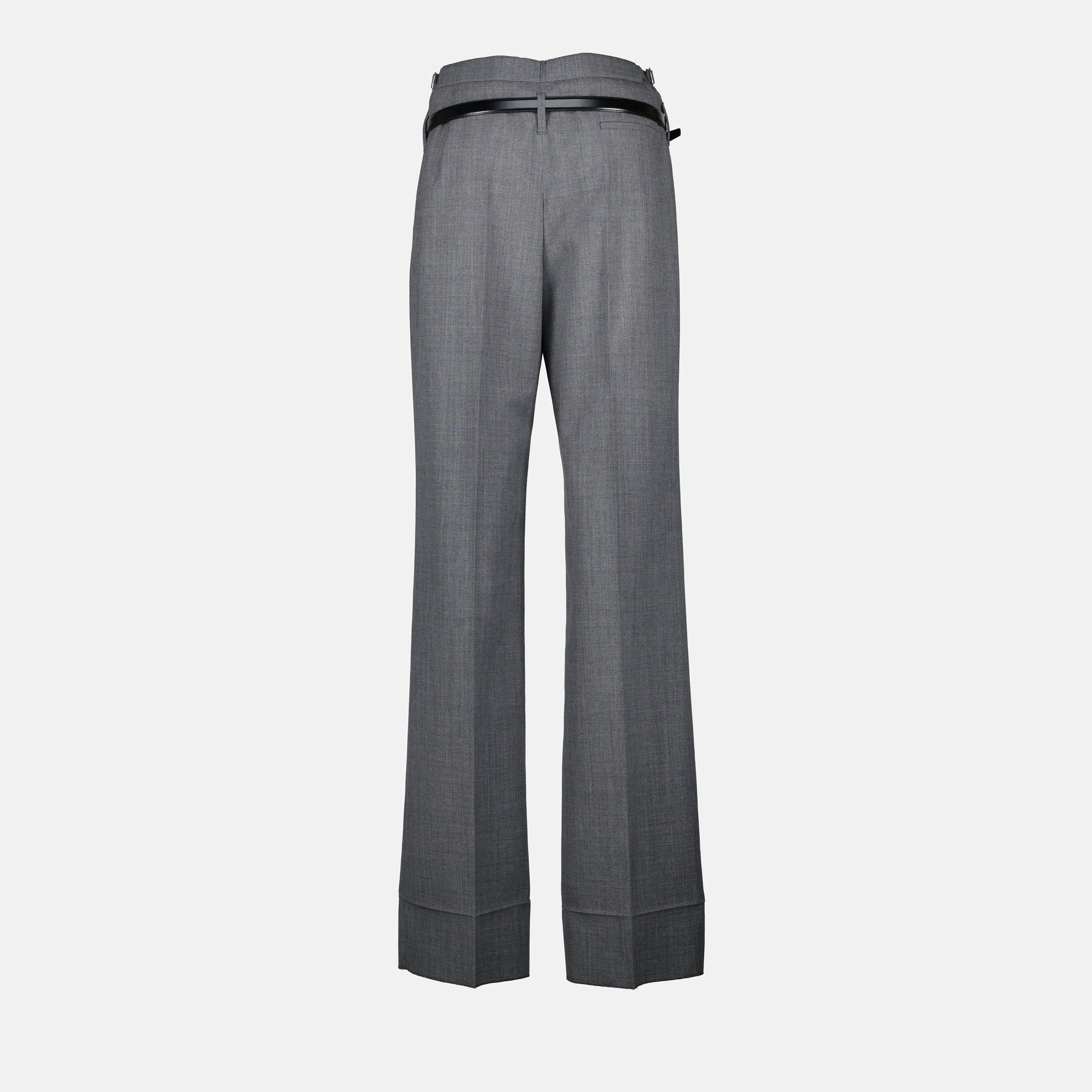 Pants Gray Wool Pants Prada Gray Femme