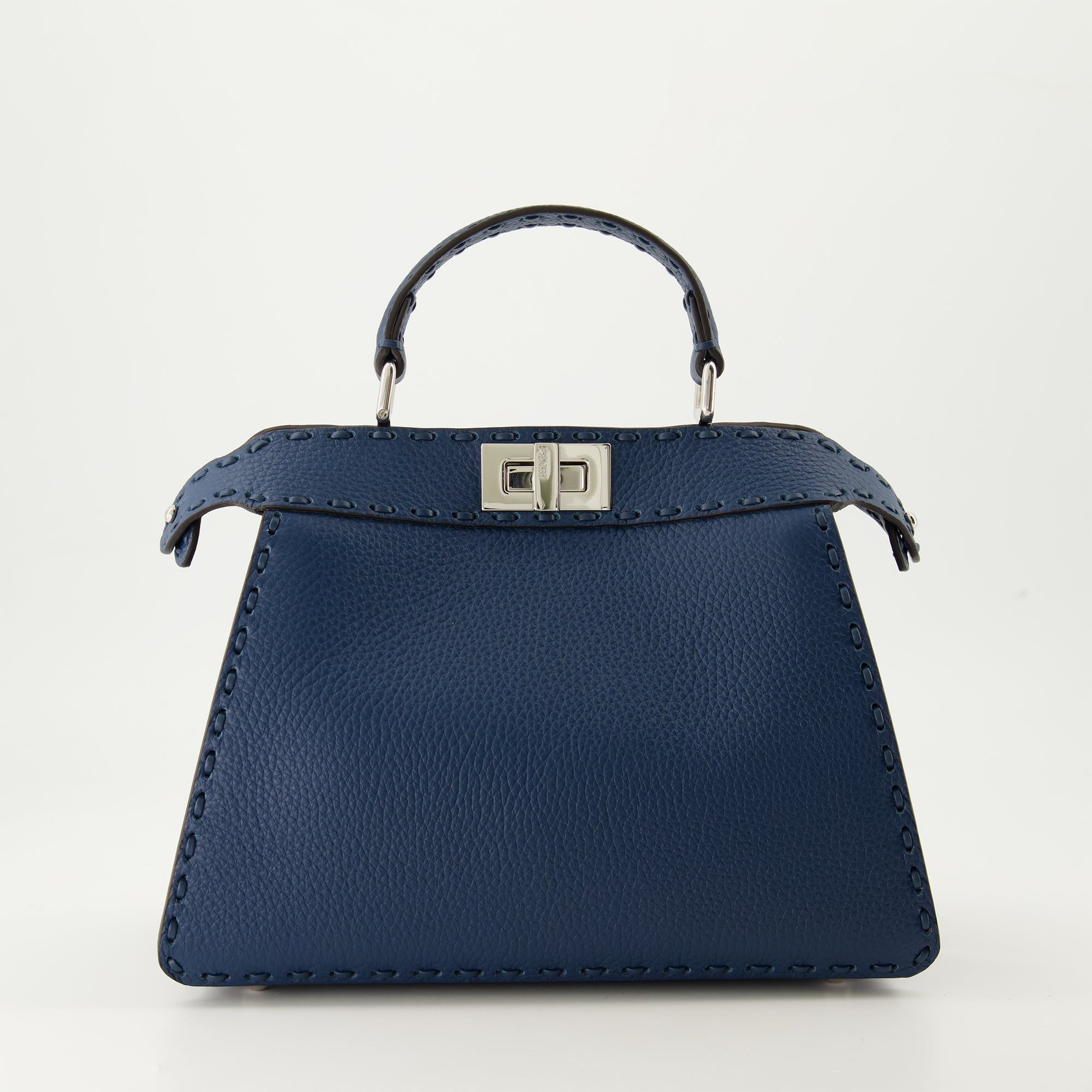 Borse a mano e a spalla Sac Peekaboo ISeeU Petit Fendi Blu Femme