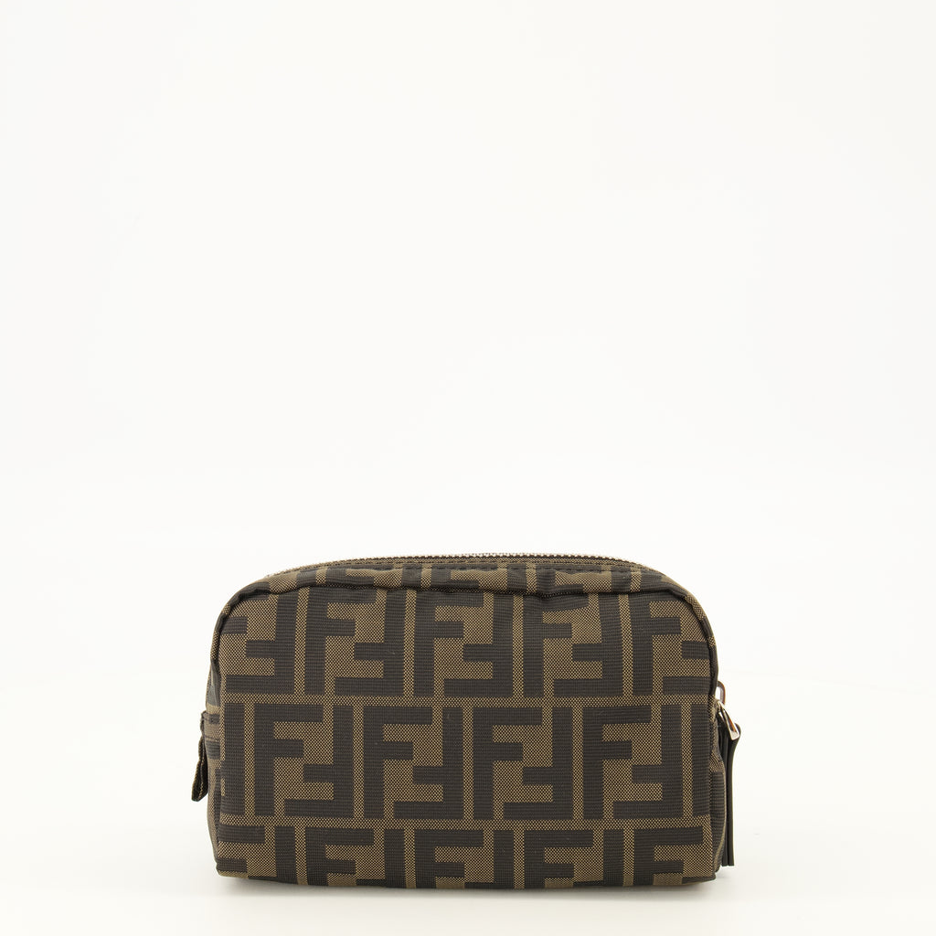 Pochettes マイクロトイレタリーバッグ Fendi Marron Unisexe