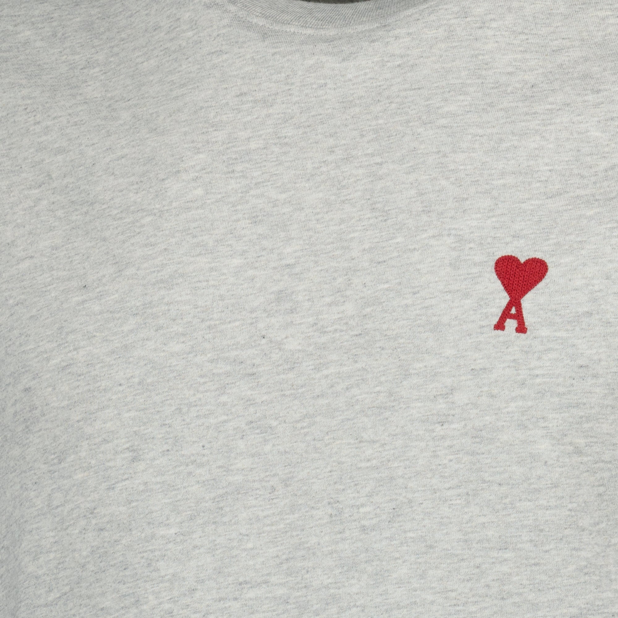 T-shirts T-shirt Ami de coeur rouge Ami PARIS Gris Unisexe