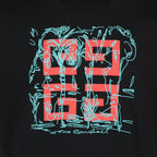 Camisetas T-shirt Impressa 4G Givenchy Preto Homme