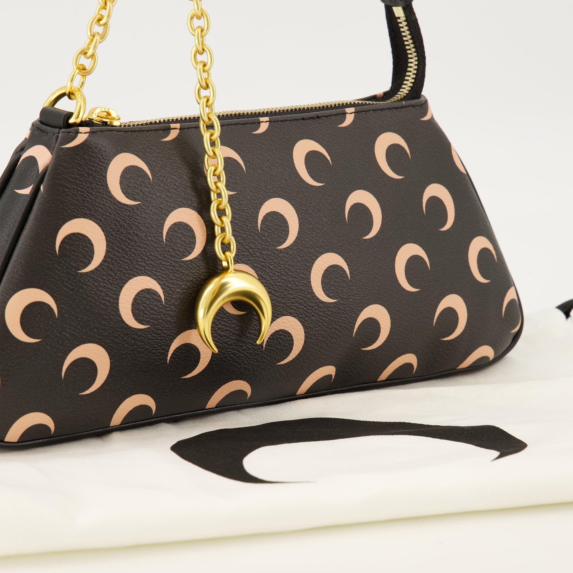 Sacs à main et épaule Sac Moon en toile noir Marine Serre Noir Femme