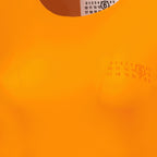 Tops Long Sleeve Bodysuit Mm6 Orange Femme