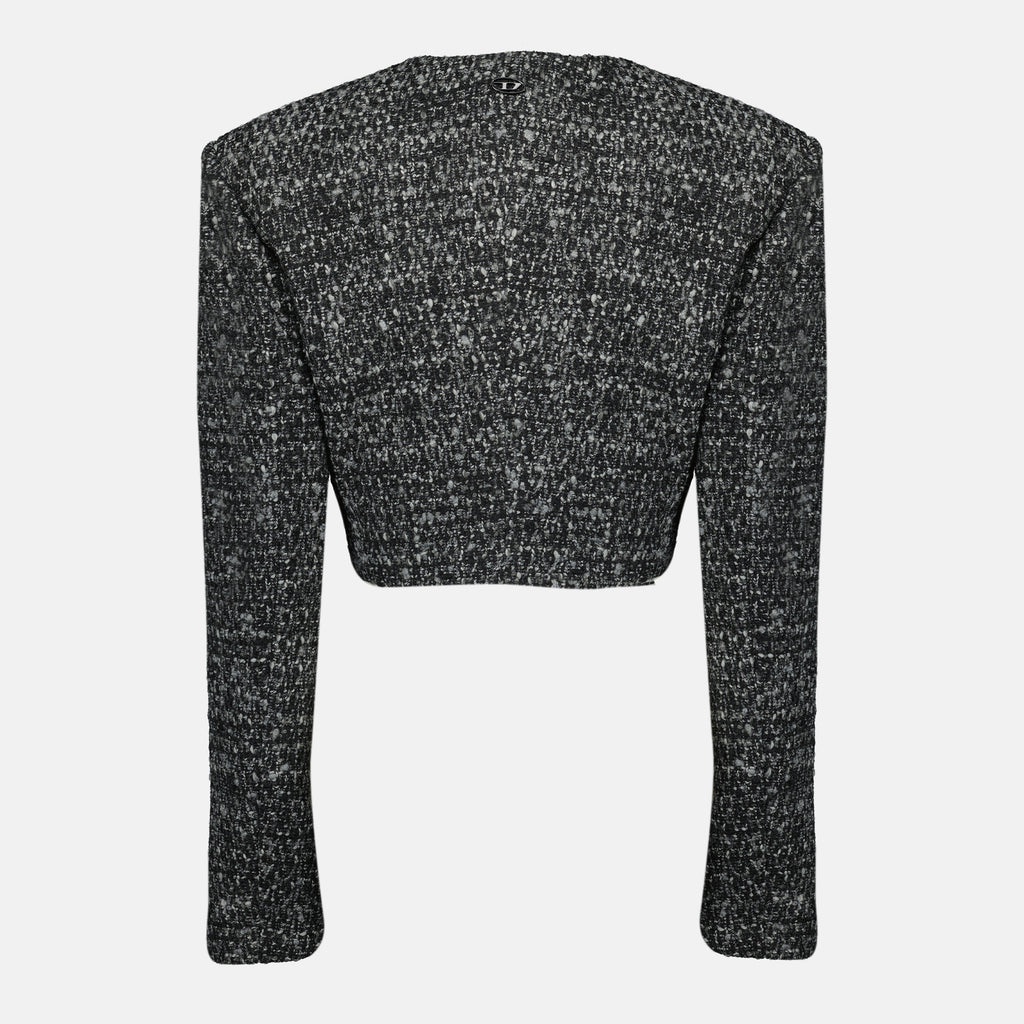 Image de l'article Veste G-Crop-G cropped de la marque Diesel pour Femme - Saison Automne-Hiver 2025 - Vue de Dos