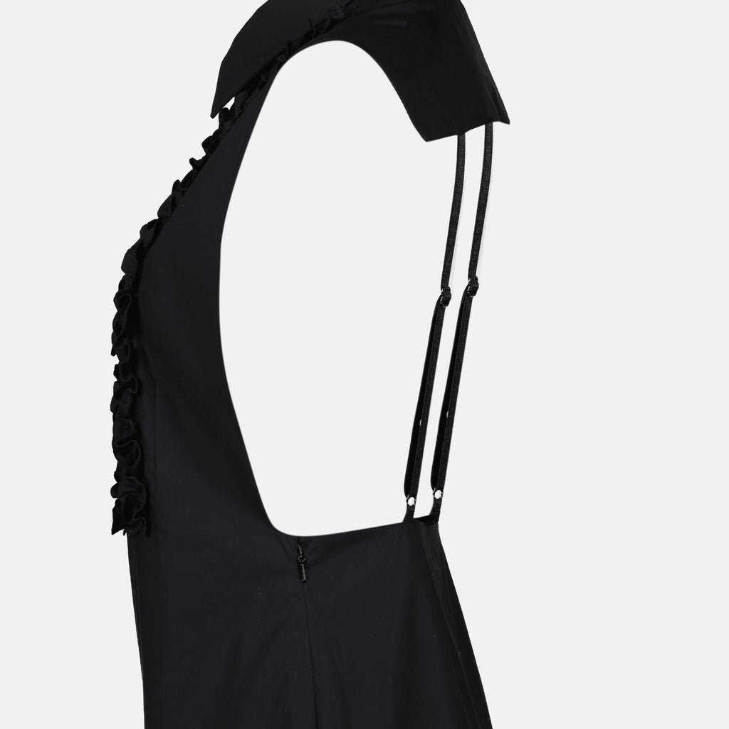 Dresses Poplin Dress Moschino Black Femme