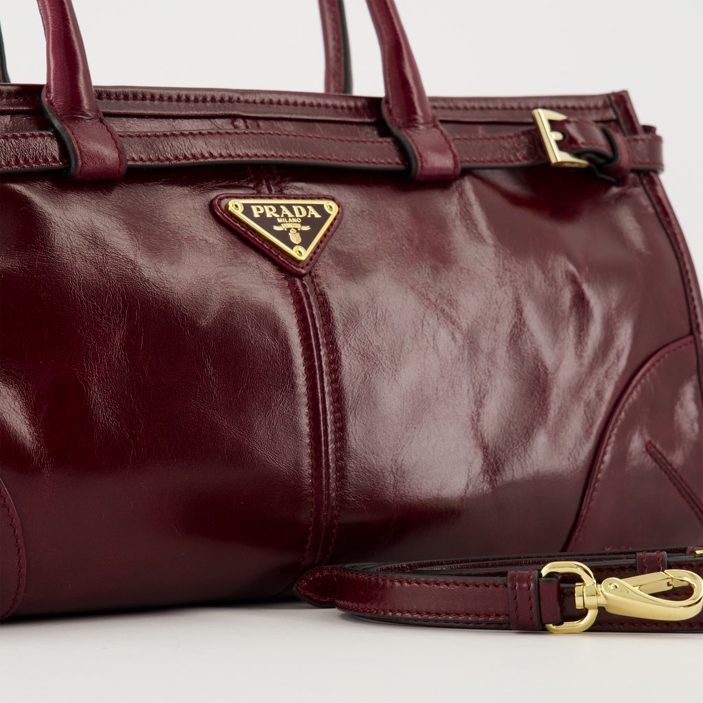 Sacs à main et épaule Bonnie Bag Prada Bordeaux Femme
