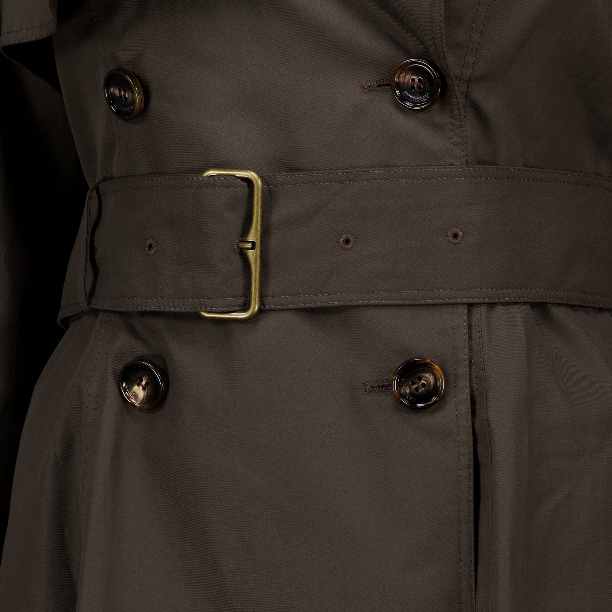 Manteaux ペンブリー ロング トレンチ ブラウン ガバジン Burberry Marron Femme