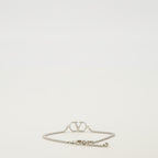 Image de l'article Bracelet VLogo argenté de la marque Valentino Garavani pour Homme - Saison Printemps-Été 2026 - Vue de Dos