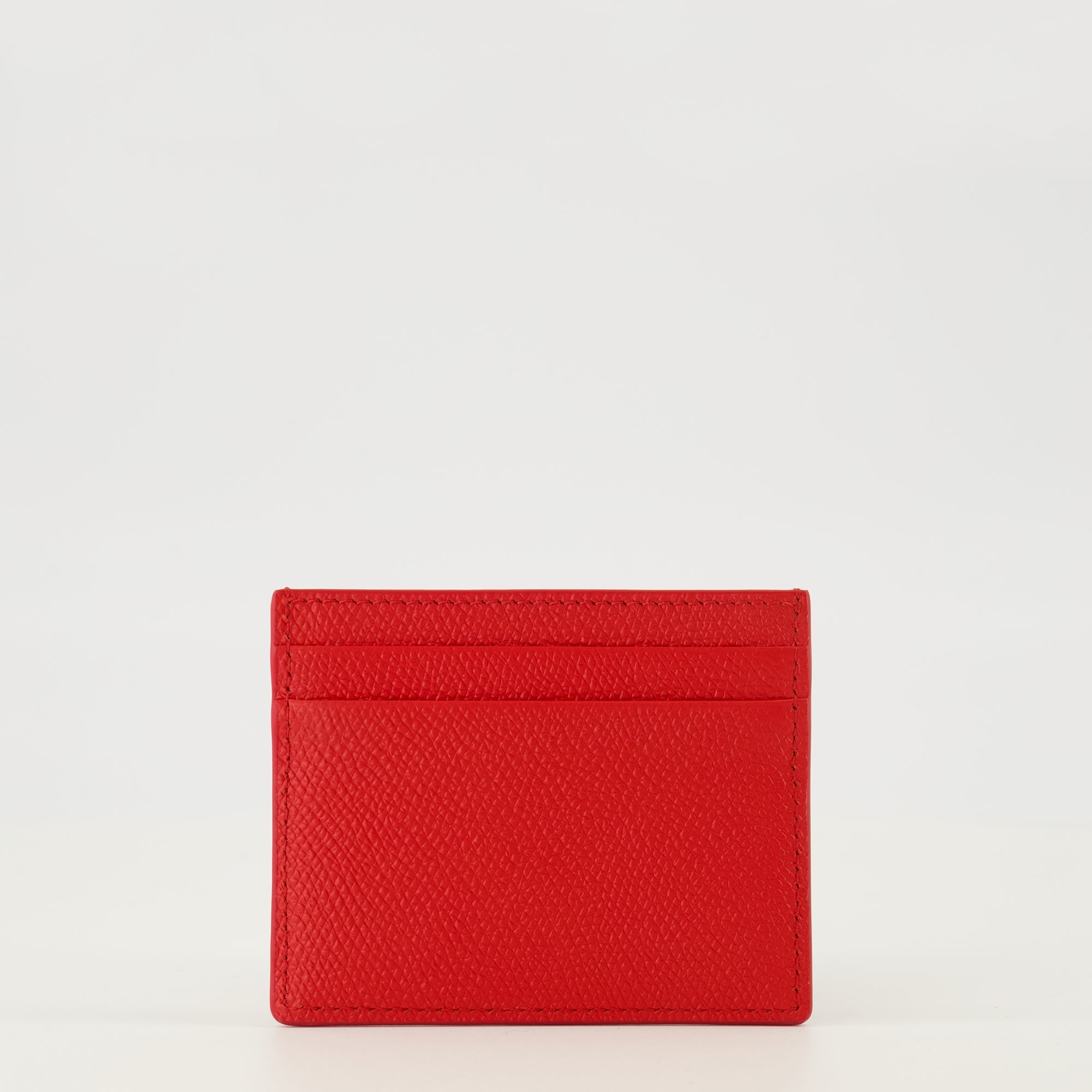 Image of the VLogo red card holder from Valentino Garavani for women - Spring-Summer 2026 - Back view