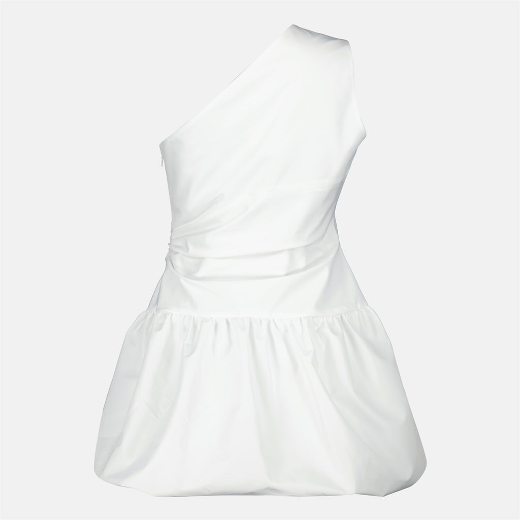 Robes Vestido Mini Bloomer Branco Patou Blanc Femme