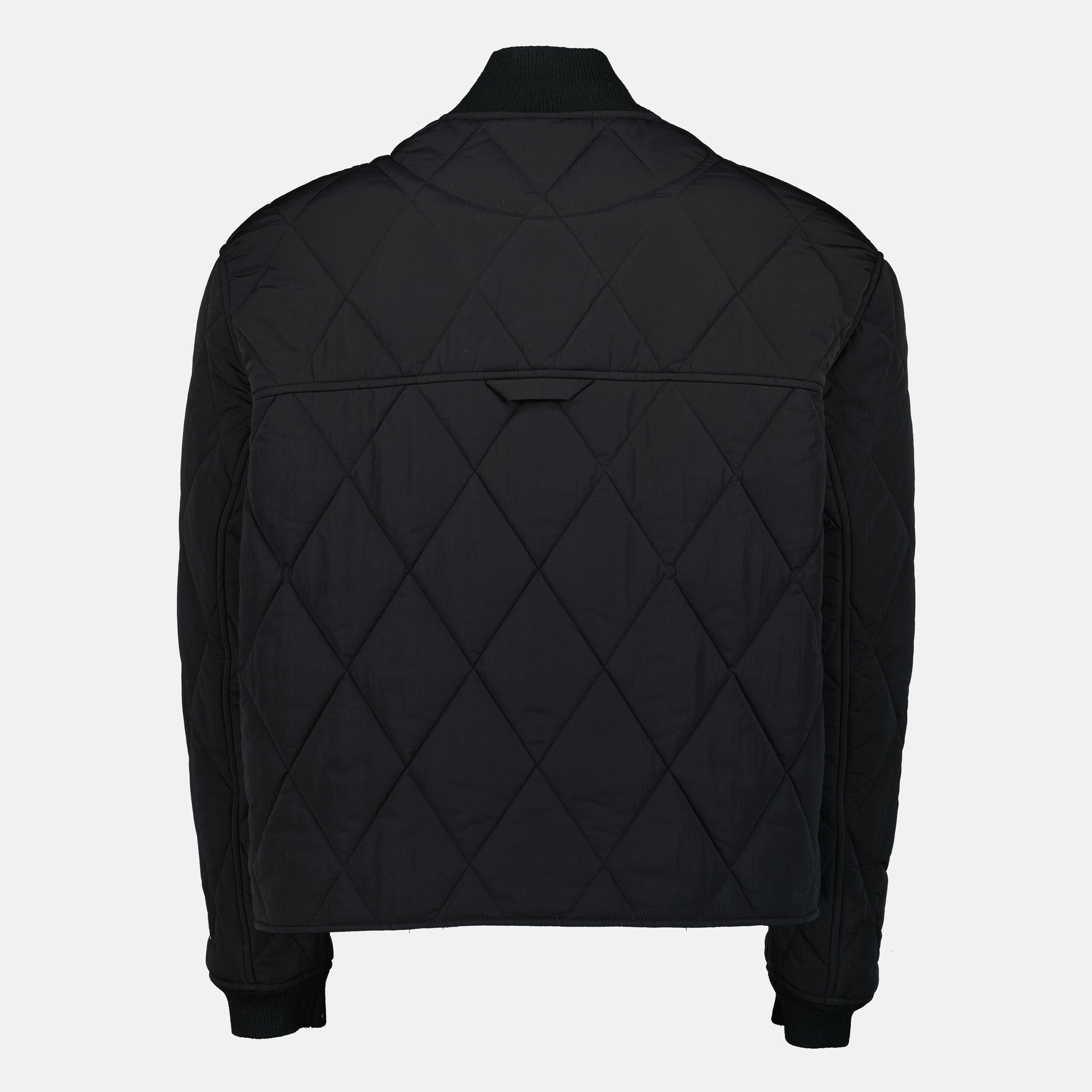 Immagine dell'articolo Giacca nera trapuntata in nylon del marchio Ami PARIS per Unisex - Stagione Primavera-Estate 2026 - Vista posteriore