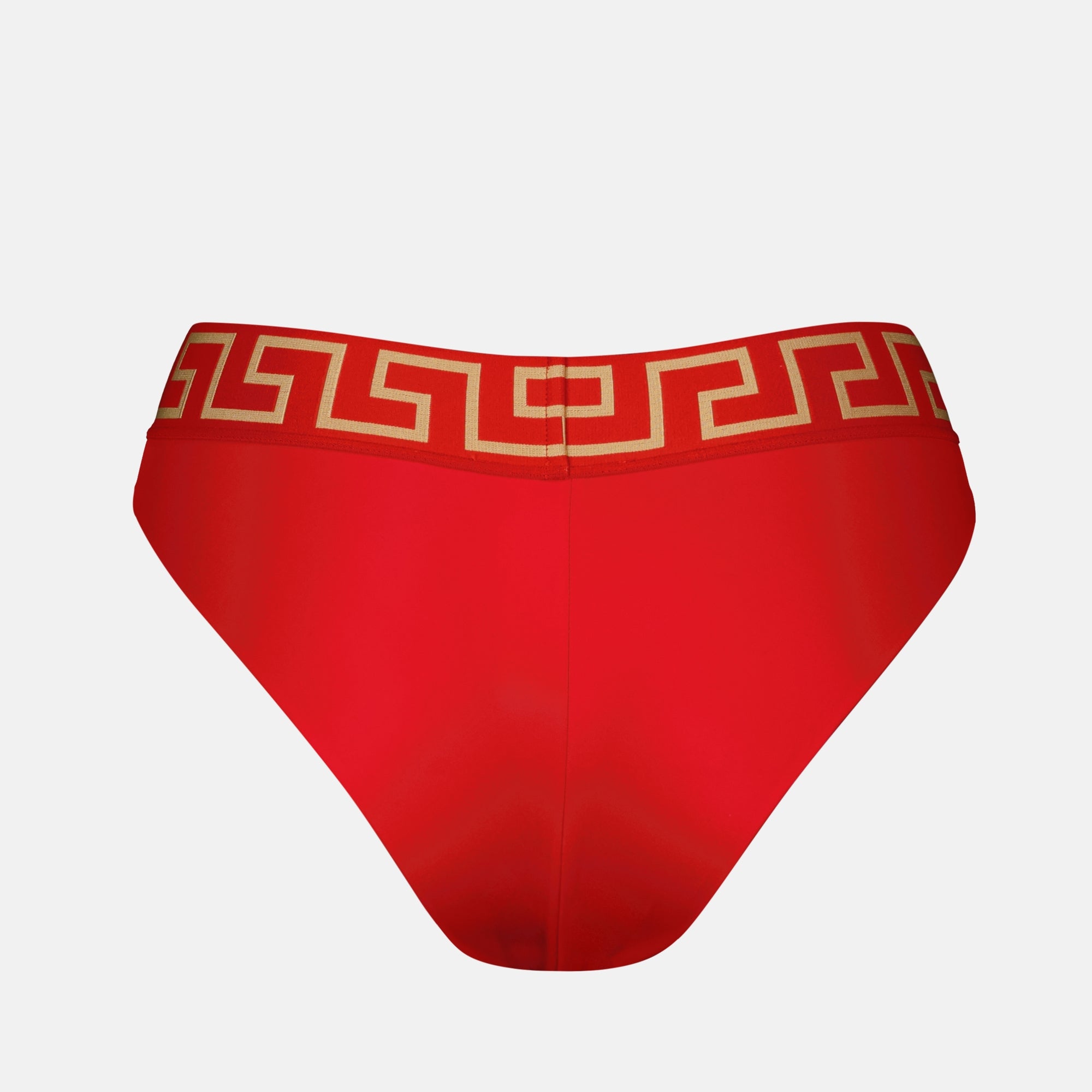 Beachwear Bas de bikini Greca Versace Rouge Femme