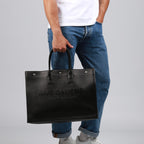 Tote bags Sac cabas Rive Gauche Saint Laurent Schwarz Homme