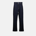 Pantalons Jeans en denim Moschino Bleu foncé Femme
