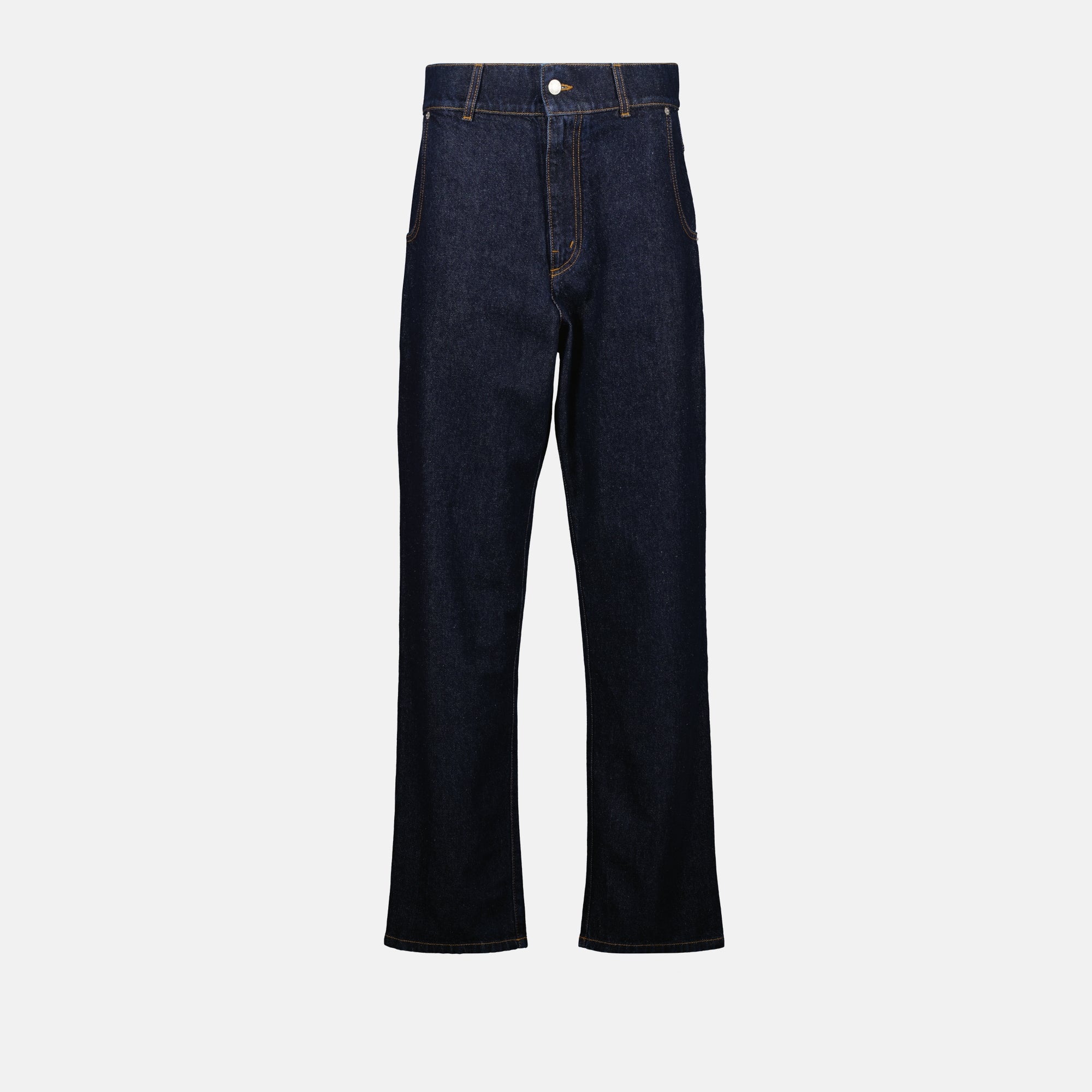 Pantaloni Jeans in Denim Moschino Blu scuro Femme